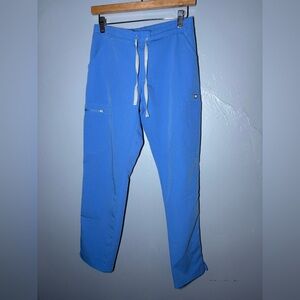 Figs Scrub Pants Technical Cargo Pocket Light Blue size XSP